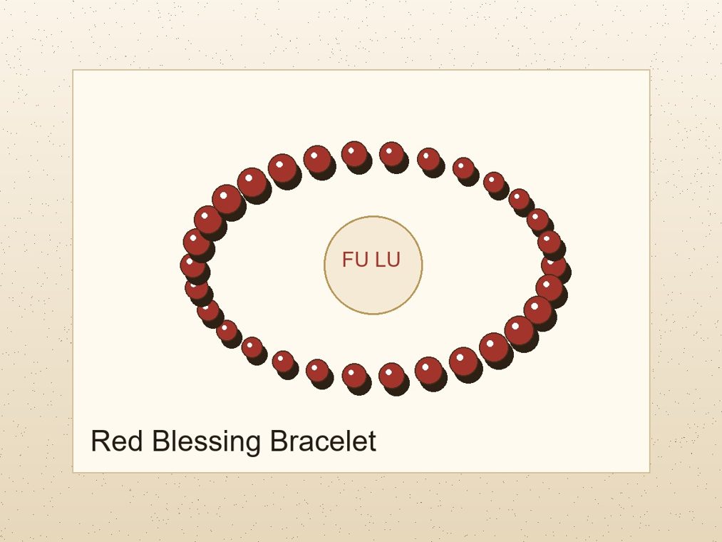 Red blessing bracelet